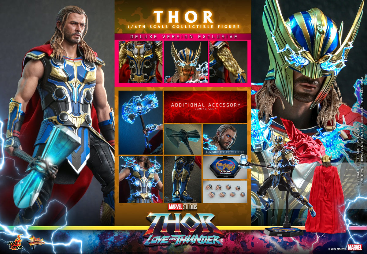 Hot Toys Thor Love and Thunder 1/6th scale Thor Figure (Deluxe Version) MMS656