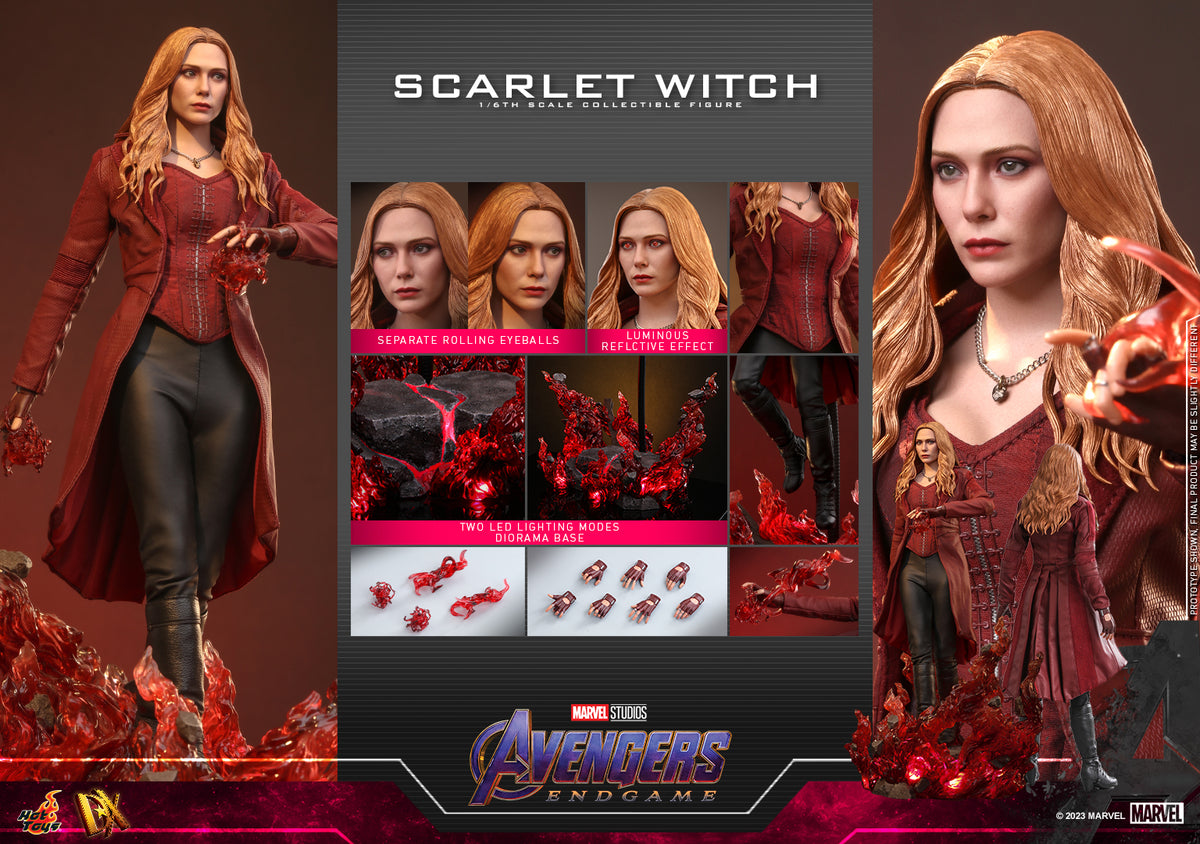 HT Avengers: Endgame 1/6th scale Scarlet Witch Collectible Figure DX35