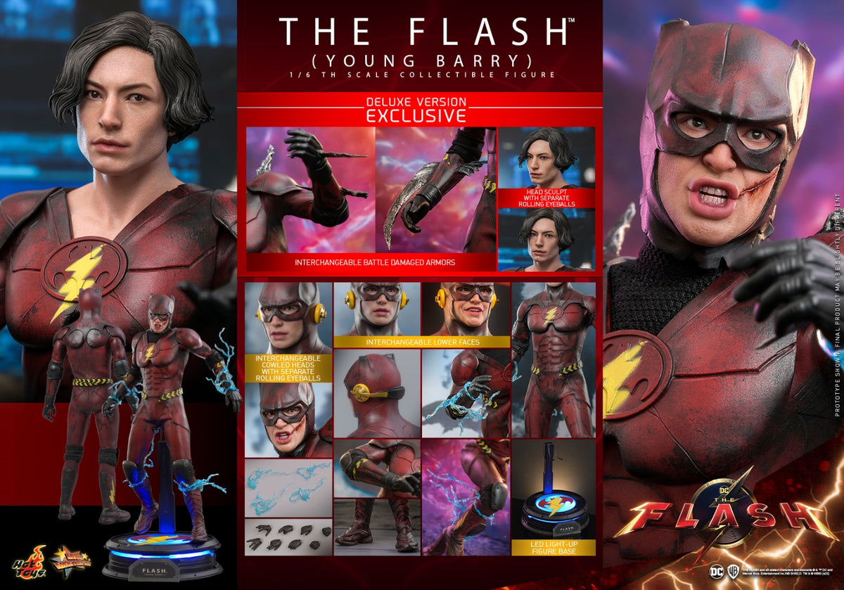 HT The Flash 1/6th scale The Flash (Young Barry) Collectible Figure (Deluxe Version)  MMS724