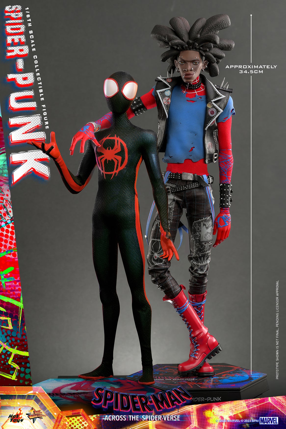 HT Spider-Man: Across the Spider-Verse 1/6th scale Spider-Punk Collectible Figure MMS726