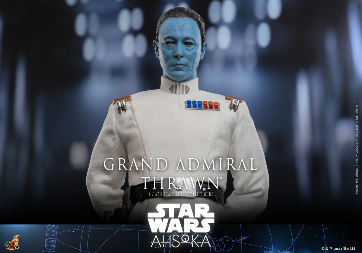 HT Star Wars: Ahsoka 1/6th scale Grand Admiral Thrawn Collectible Figure TMS116
