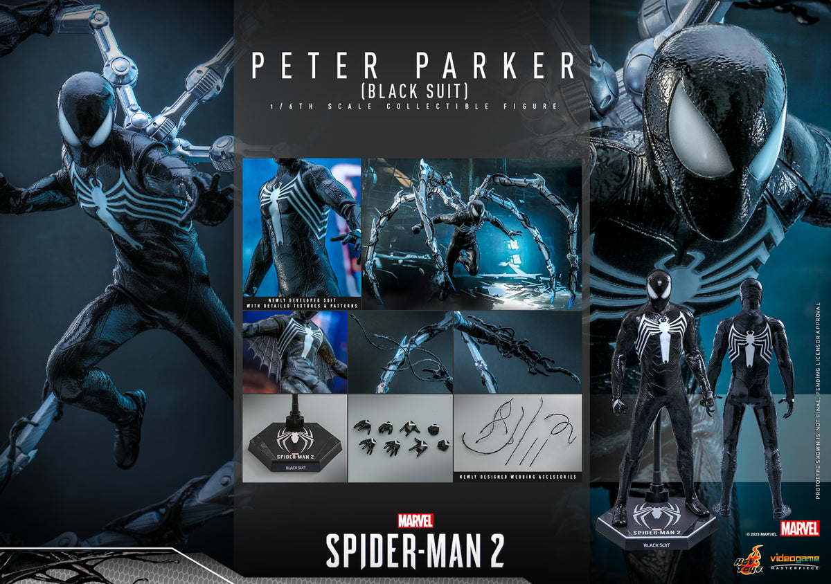 Hot Toys 1/6th scale Peter Parker (Black Suit) Marvel's Spider-Man 2 VGM56