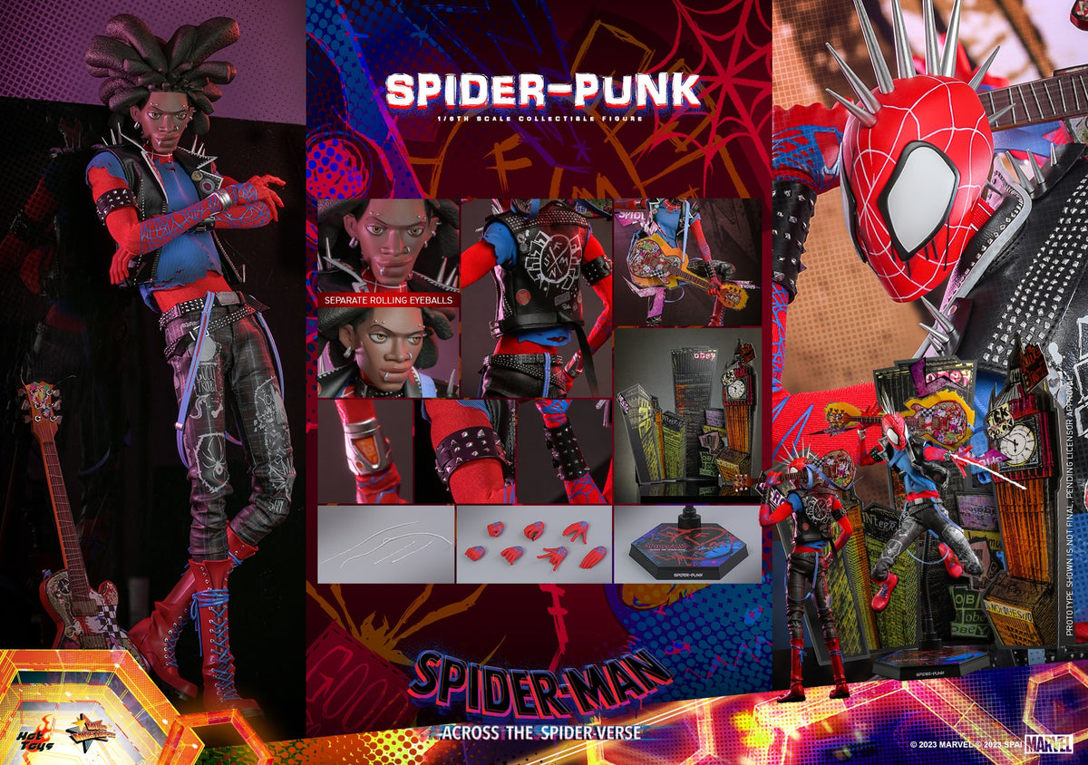 HT Spider-Man: Across the Spider-Verse 1/6th scale Spider-Punk Collectible Figure MMS726