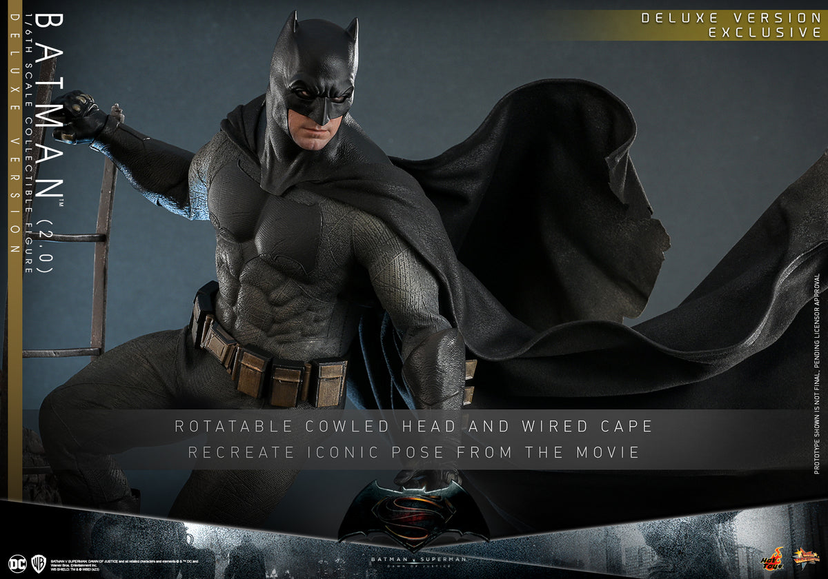 HT Batman v Superman: Dawn of Justice 1/6th scale Batman (2.0) Collectible Figure (Deluxe Version)  MMS732