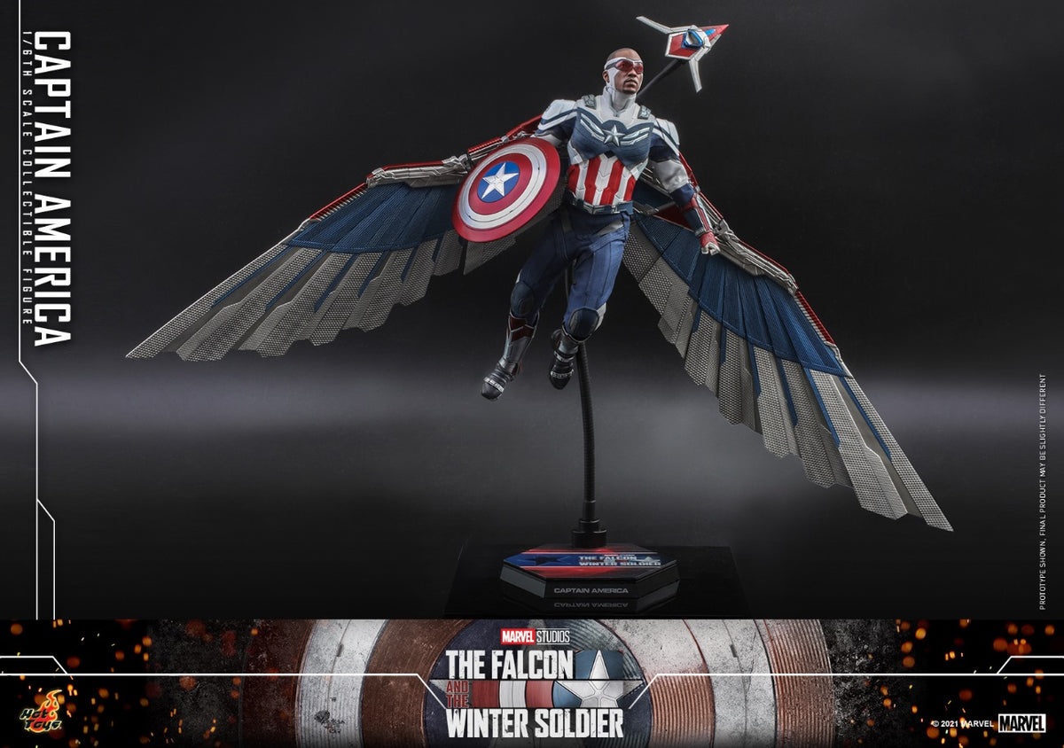 Hot Toys The Falcon and the Winter Soldier 1/6th Captain America Figure TMS040