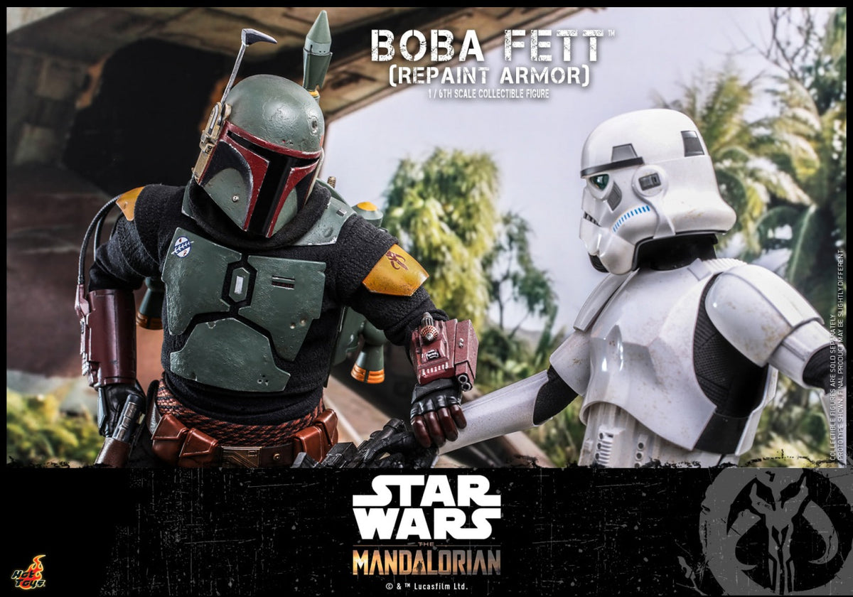 Hot Toys Star Wars The Mandalorian 1/6 Boba Fett (Repaint Armor) Figure TMS055