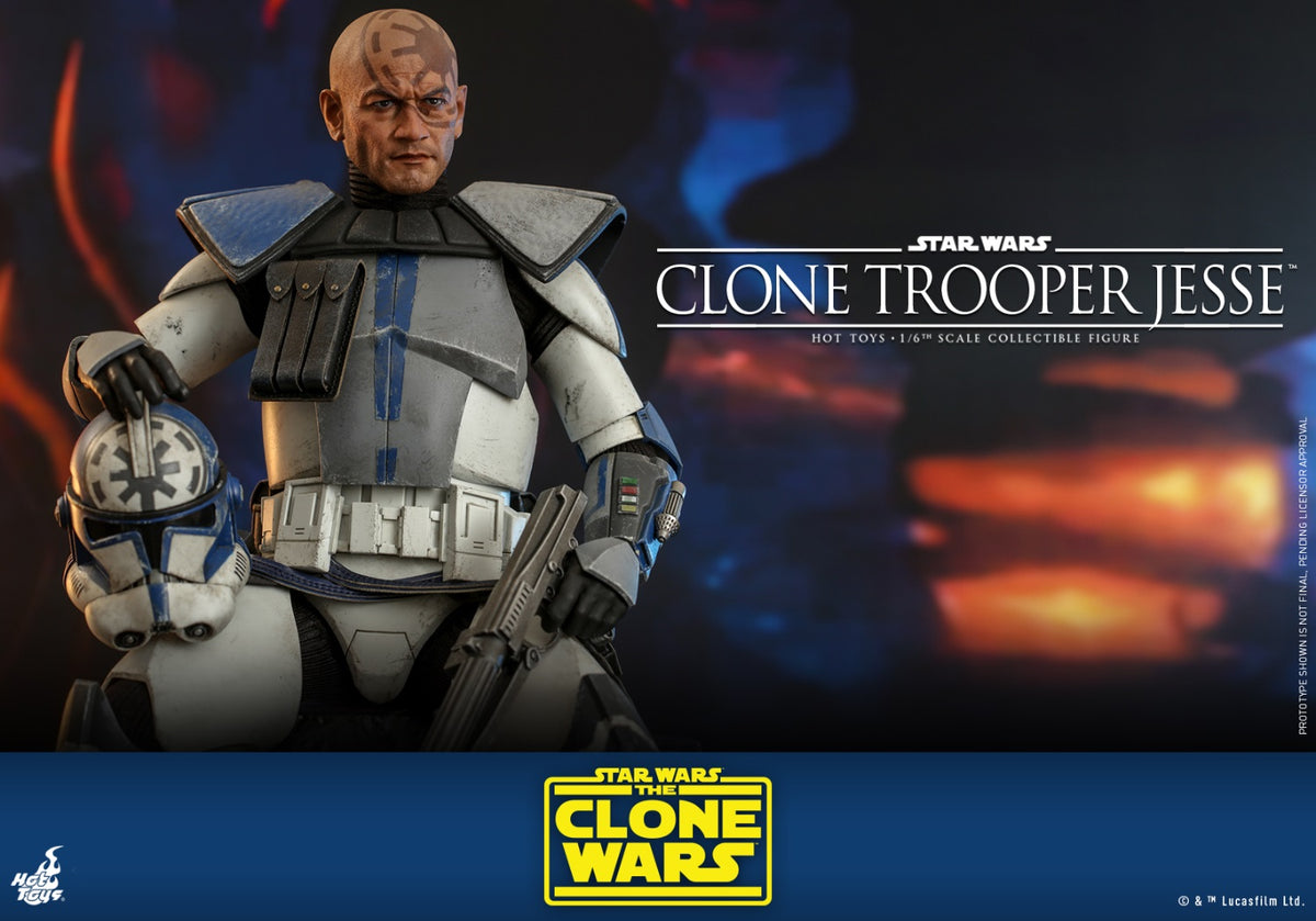 Hot Toys Star Wars The Clone Wars 1/6th scale Clone Trooper Jesse Figure TMS064