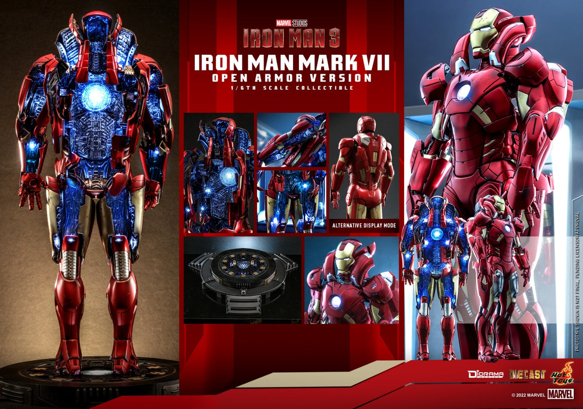 Hottoys Iron Man 3 1/6th scale Iron Man Mark VII (Open Armor Version) DS004D51