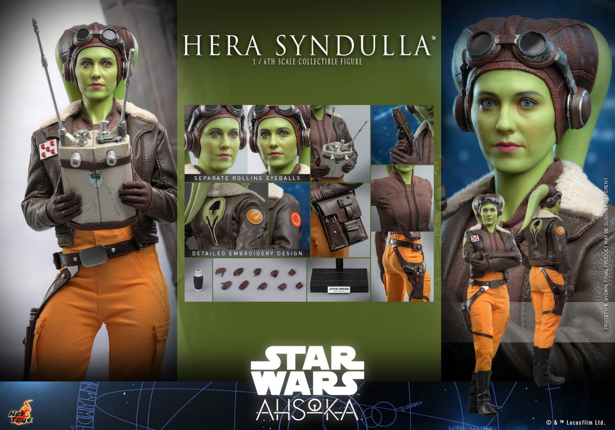 HT Star Wars: Ahsoka 1/6th scale Hera Syndulla Collectible Figure TMS113